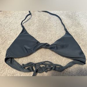 gray bikini top